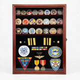 Challenge Coin / Medals / Pins / Badges / Ribbons / Insignia / Buttons Display Case, Challenge Coin / Medals / Pins / Badges /  Buttons Display Case, The Military Gift Store, Display Case Accessories, Flag and Medal Display Cases, Sword Display Products