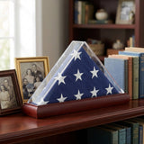 Mahogany Flag Case 3x5, 3x5 Flag Display Case Mahogany, Wooden Flag Case with Acrylic Cover, American Flag Display Case 3x5, Flag Case for Folded Flag, Solid Mahogany Flag Display Case, Premium Wood Flag Case Mahogany Finish, Dark Wood Flag Display Case, Handcrafted Mahogany Flag Case, Elegant Mahogany Flag Box, Flag Case with Acrylic Front, Clear Cover Flag Display Case, Dust-Proof Flag Case Acrylic Cover, Wall Mount Flag Display Case, Tabletop Flag Display Case