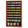 Large Military Challenge Coin Display Case Cabinet Holders Rack 98% UV - Lockable