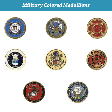 Combo of Medal and Name Plate, , The Military Gift Store, Display Case Accessories