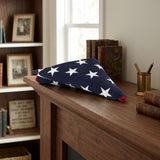 American Flag 3x5 cotton, 3 ft x 5 ft American flag, cotton American flag for display case, folded American burial flag 3x5, USA flag 3x5 cotton, American flag for flag display case, embroidered stars cotton American flag, stitched stripes US flag 3x5, heavy duty cotton American flag, fade resistant cotton USA flag, indoor display American flag 3x5