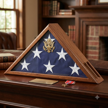 urn and flag case, funeral flag case, flag case with urn, cremation urn and flag case, memorial flag case, veteran flag case, American flag urn case, military flag and urn case, funeral flag display case, flag display urn case, veteran urn and flag case, military funeral flag display case, veteran memorial flag display, military memorial urn case, American veteran flag case, military burial flag case, veteran funeral memorial display, military service memorial case, veteran remembrance display case