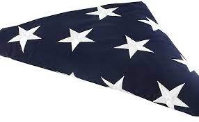 3' X 5' American Pre Folded Flags, Folded American Flag - The Military Gift Store