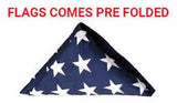 Pre Folded, Pre folded American flags, Military Folded Flags, Large folded Flag, Flag for flag frames, Flag for Display case,folded flag for flag case 