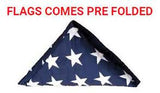 3' X 5' American Pre Folded Flags, Folded American Flag, , The Military Gift Store, folded flag