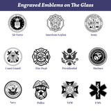 Flag Display Case Veterans with Personalized Plaque, Personalized Army Flag Display Case, Army medallion flag box, The Military Gift Store, Flag Display Case