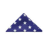 Flag case and a pre folded flag set