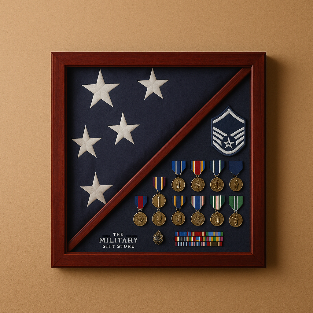 Flag And medal Display case, award and flag case, , The Military Gift Store, Burial Flag Case (42)