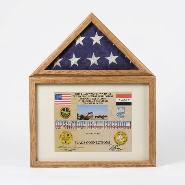 Flag display case - Flag shadow box, flag and medals Case, , The Military Gift Store, American Flag Frames (43)