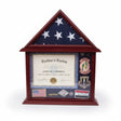 3x5 flag display case with certificate holder, flag display case with document holder 3x5, American flag display case with certificate frame, military flag case with certificate holder, 3x5 flag and document display case, veteran flag display case with certificate, 3x5 flag case with certificate and photo display, solid wood flag display case with document holder, cherry finish 3x5 flag and certificate display case, flag case with glass front and document frame, multi-purpose flag display case