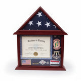3x5 flag display case with certificate holder, flag display case with document holder 3x5, American flag display case with certificate frame, military flag case with certificate holder, 3x5 flag and document display case, veteran flag display case with certificate, 3x5 flag case with certificate and photo display, solid wood flag display case with document holder, cherry finish 3x5 flag and certificate display case, flag case with glass front and document frame, multi-purpose flag display case
