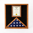 flag and document case, flag display case with document holder, military flag and certificate display case, American flag and document display case, flag case with certificate holder, flag and award display case, glass front flag and document case, engraved flag and certificate display case, wall mount flag and document display case, tabletop flag and document display frame, flag case with photo and certificate holder