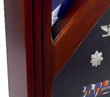 police Flag and medal display frame , Veterans Flag and medal display frame, Fire fighter Flag and medal display frame, Official Flag and medal display frame, Cadet Flag and medal display frame, American flag Flag and medal display frame 