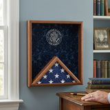 Air Force flag display case, USAF flag case, military flag display case 3x5, Air Force flag case wood, 3x5 flag display case, glass front Air Force flag display case, solid wood USAF flag case, wall mountable Air Force flag display case, triangular folded flag display case Air Force, premium wooden Air Force flag frame