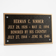 Large Name Plate - Engraved name plates, , The Military Gift Store, Laser Engraved Name Plates