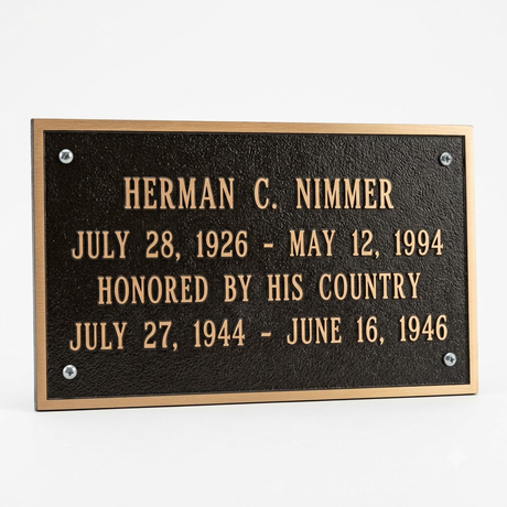 Large Name Plate - Engraved name plates, , The Military Gift Store, Laser Engraved Name Plates