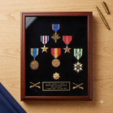 Medal Case - Wood shadow box, Shadow box to show all of your med, , The Military Gift Store, Medal Display Case