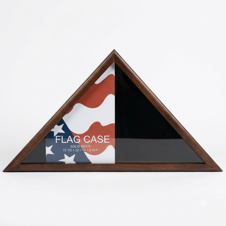 Memorial Flag Case - Flag Display Case for Flag 5x9.5', , The Military Gift Store, Army Flag Display Cases (64)