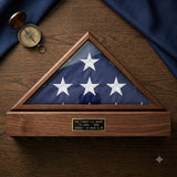 Wood Pedestal, Pedestal For a Flag case, , The Military Gift Store, FLAG PEDESTAL BOX