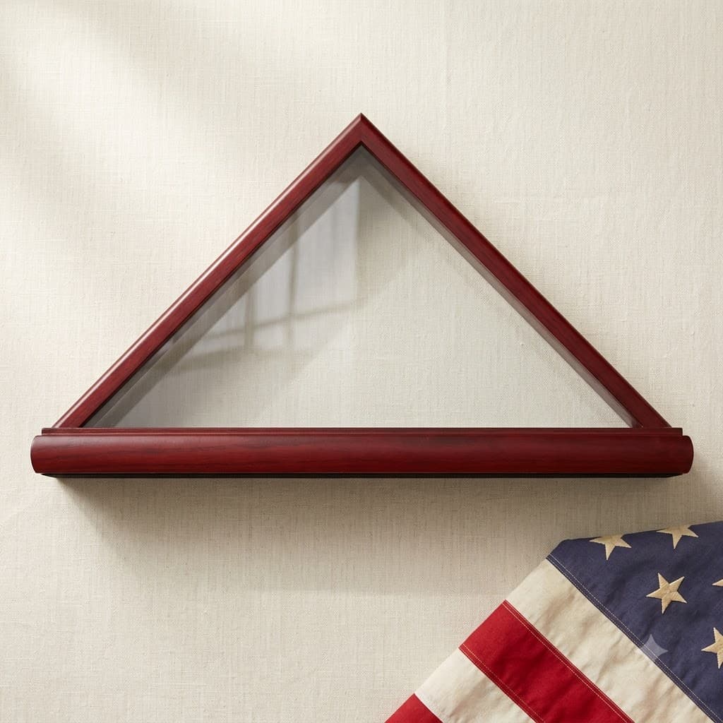 memorial flag display, military flag display case, flag preservation case