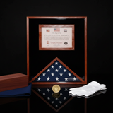 flag and document display case 3x5, 3ft x 5ft flag display case with document, flag and certificate case 3x5 flag, flag display case with document holder, military flag and document display case, glass front 3x5 flag and document display case, solid wood flag case with document holder, triangular flag display case with document compartment, large flag display case for 3ft x 5ft flag with certificate, durable military flag and document shadow box