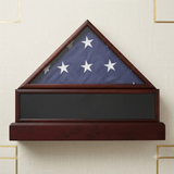 Silverlight Urns Eternity Flag Case & Urn, Flag Display Cremation Urn for Veteran, Silverlight Urns Eternity Flag Case & Urn, Flag Display Cremation Urn, The Military Gift Store, FLAG PEDESTAL BOX