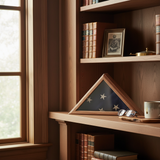 Navy flag display case 3x5 oak, 3ft x 5ft Navy flag display case, oak Navy flag case for 3x5 flag, military Navy flag display case wood, US Navy flag case oak finish, Navy memorial flag display case 3x5, oak Navy flag case with glass front, wall mount Navy flag display case 3x5, triangular Navy flag display case oak, Navy flag shadow box with certificate holder, Navy flag case with pedestal base oak
