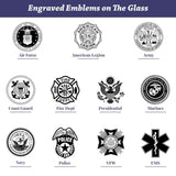 Scout Deluxe Awards and Flag Display Case, , The Military Gift Store, Flag and Medal Display Cases