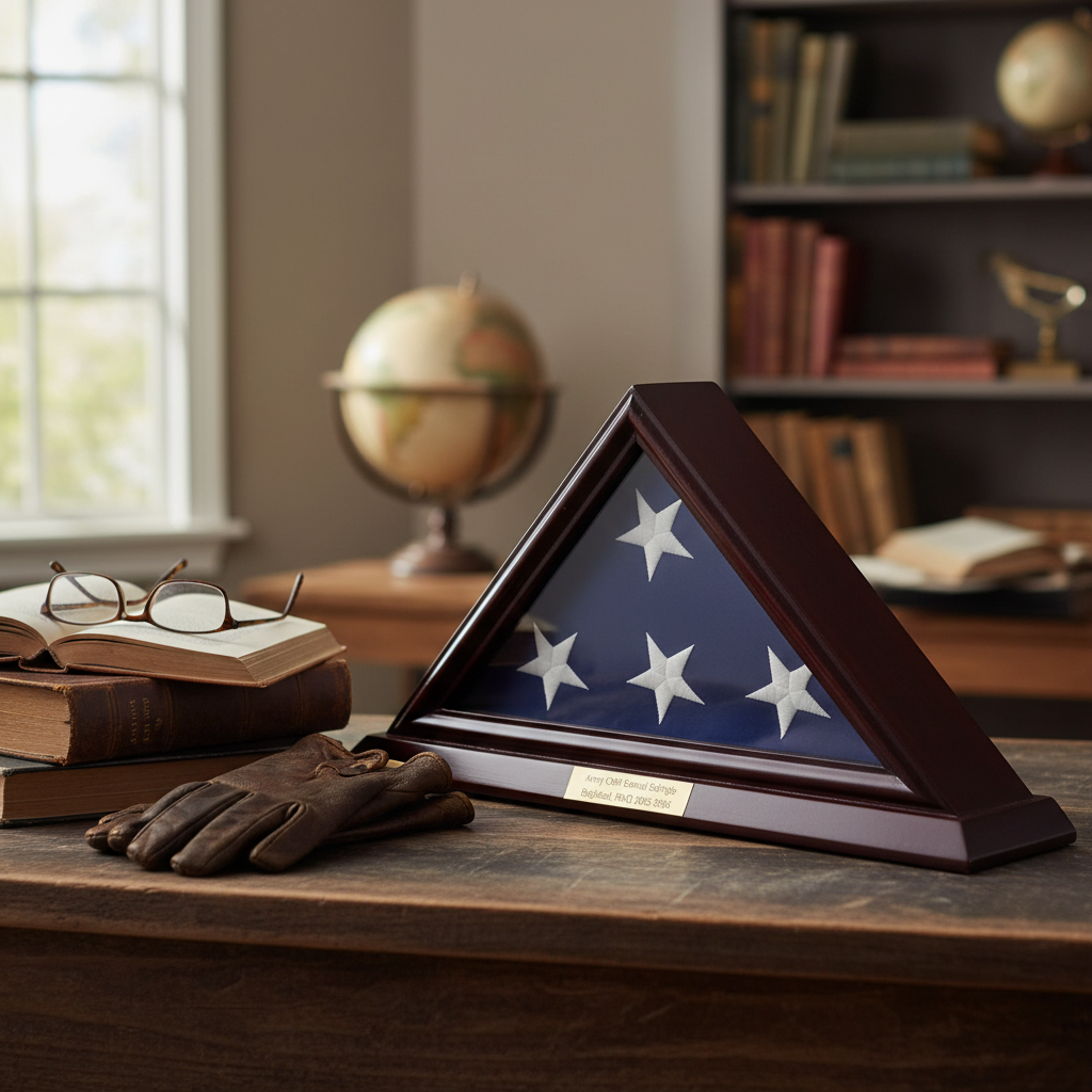 3x5 flag display case shadow box, shadow box flag display case 3x5, 3' x 5' American flag shadow box, military flag shadow box 3x5, wooden shadow box flag case 3x5, veteran flag shadow box display case, 3x5 shadow box with glass front panel, solid wood 3x5 flag shadow box display case, shadow box flag case with medal display section, cherry finish 3x5 flag shadow box, deep shadow box flag display case 3x5