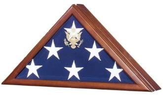 Presidential Flag Display Case Engraved Seal