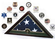 Medallion Flag Display Case, Memorial Flag Display case