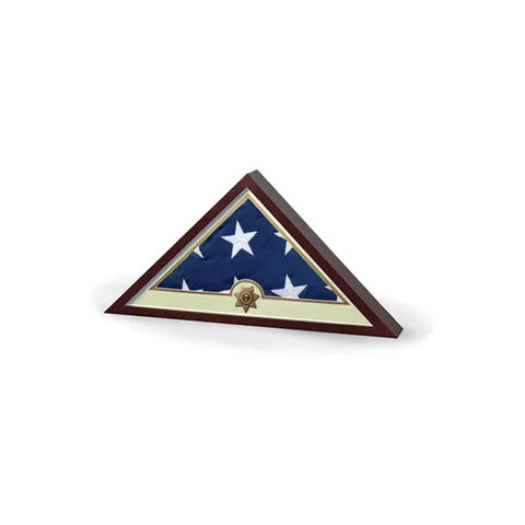 Shadowbox Sheriff with Flag - The Military Gift Store
