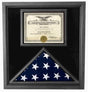 Flag Connections Premium USA-Made Solid wood Flag Document Case,Black Finish 5 x 9.5 flag, Premium USA-Made Solid wood Flag Document Case,Black Finish, The Military Gift Store, Burial Flag Case (42)