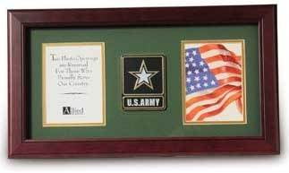 U. S. Go Army Medallion Double Picture Frame