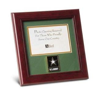 Go Army Medallion Landscape Picture Frame, 4 by 6-Inch