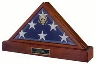 Eternity Flag case Urn, Flag And Urn Display Case