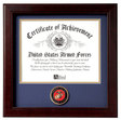 United States Marine Corps Certificate of Achievement Frame, , The Military Gift Store, Awards Display Cases, Awards Display Frames (62)