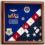 Flags Connections Flag Display Case - American Made, Flag Medals Box, , The Military Gift Store, Flag and Medal Display Cases