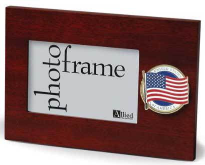 Flags Connections Patriotic Desktop Picture Frame