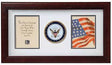 Flags Connections United States Navy Dual Picture Frame
