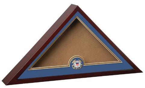 Flag Connections United States Coast Guard Interment Burial Flag Display Case, United States Coast Guard Interment Burial Flag Display Case, The Military Gift Store, Burial Flag Box