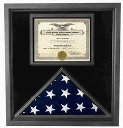 Flag Connections Retirement Flag Display Case - Military Retirement Gift