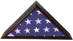 Flag Connections 5x9 Burial/Funeral/Veteran Flag Elegant Display Case