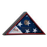 Tributary Flag Case - Navy Flag Display Case - The Military Gift Store