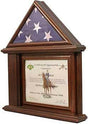 Flag Connections Flag Display Case with Certificate & Document Holder Frame