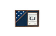 Flag Display Case Flag and Certificate Flag Box, Walnut or cherry wood, , The Military Gift Store, Display Case Accessories