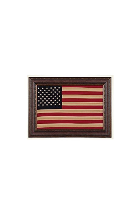 Framed American Flag, Wall Framed American Flag