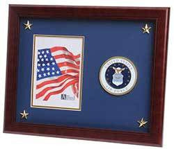 Aim High Air Force Medallion 8-Inch by 10-Inch Certificate and Medal Frame