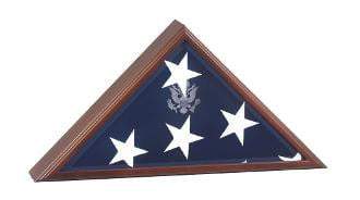 Personalized Flag Display Case, American Laser Engraved Flag Case - The Military Gift Store