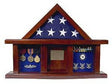Military Medal Shadow Box with Display Case for 3 x 5ft Flag, , The Military Gift Store, Air Force flag display cases, Air force Retirement Shadow Boxes (61)